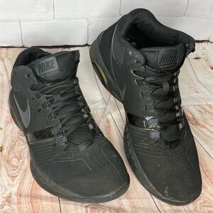 Nike All-Black Men’s High-Top Sneakers | US 9 | Street Utility Style | Modern |
